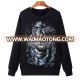 Fashion Artwork C Sweater Polyester Fleece Pullover Black sweatshirt