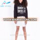 Hot sales screen print ladies hoodies women oversized pullover sweatshirt with hood